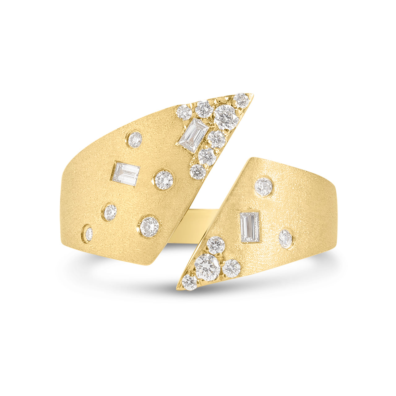 Diamond Baguette Confetti Split Ring