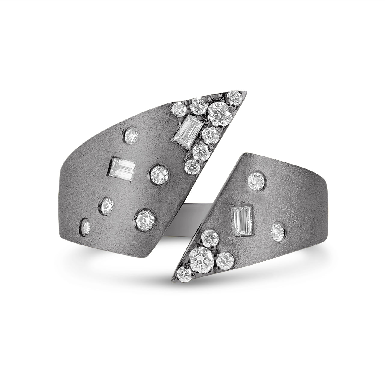 Diamond Baguette Confetti Split Ring