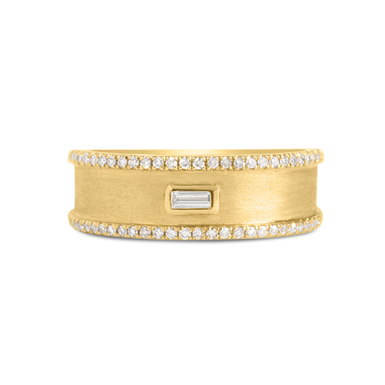 Diamond Baguette Bar Ring