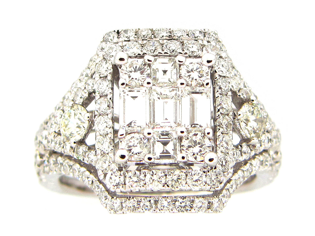 DIAMOND RING, 18KW (N)