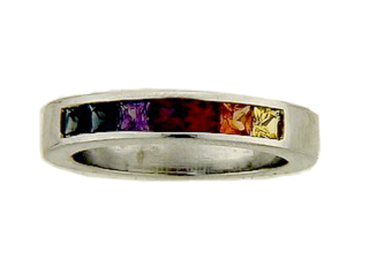 RAINBOW SAPPHIRE BAND