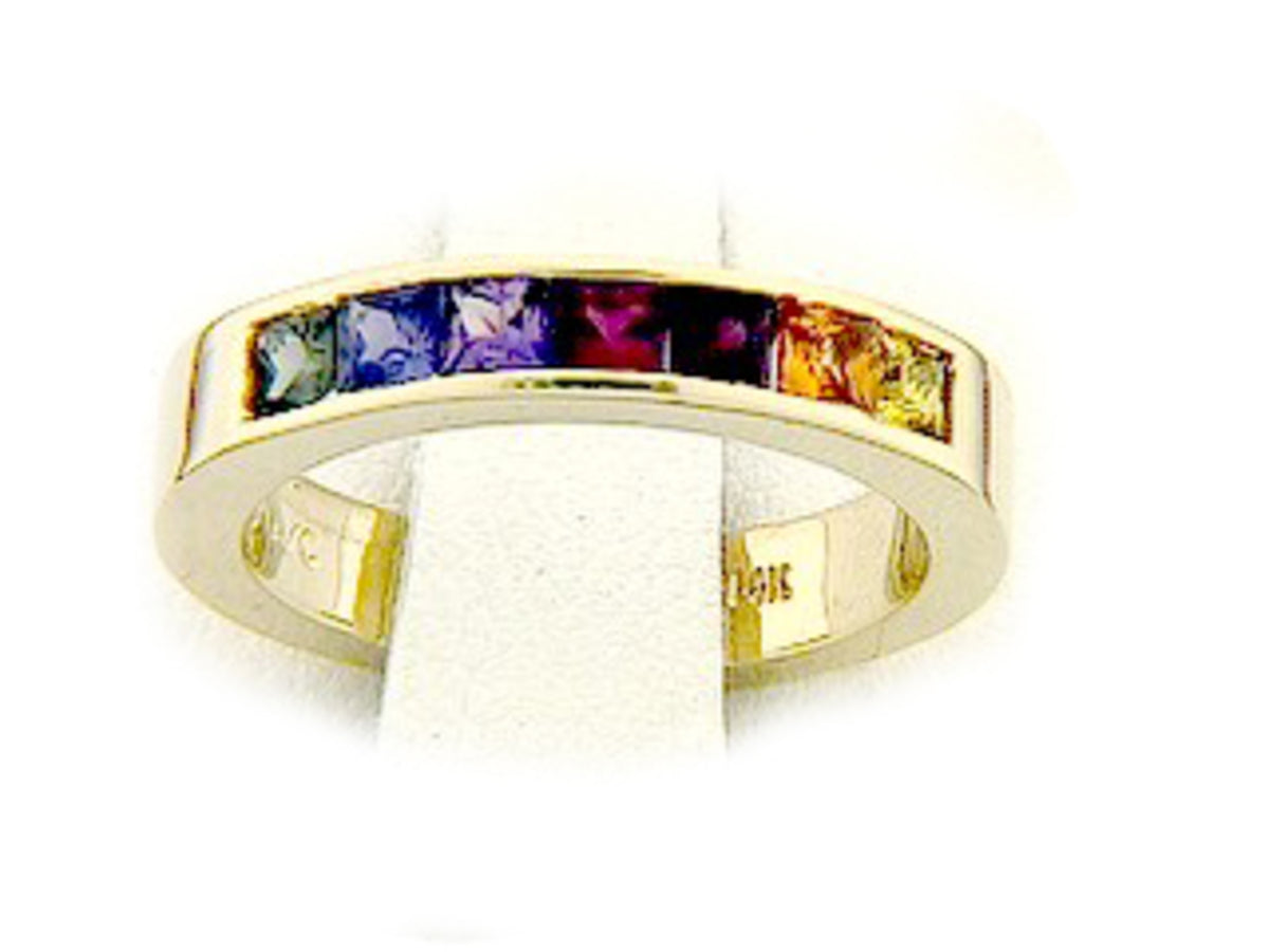 RAINBOW SAPPHIRE BAND