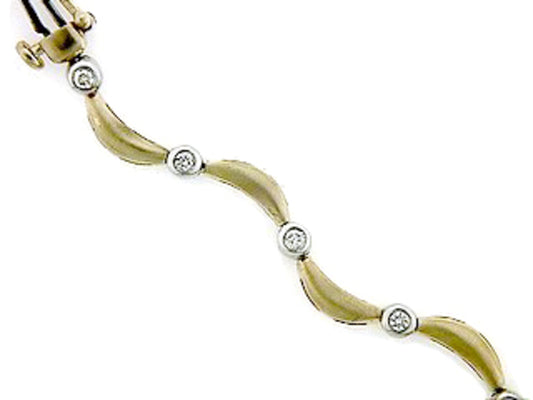 DIAMOND BRACELET, 14KT (N)