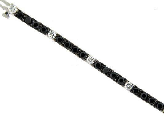 BLACK & WHITE DIAMOND BRACELET (R)
