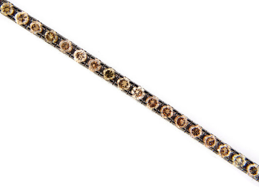 BROWN DIAMOND BRACELET, 14KW (N)