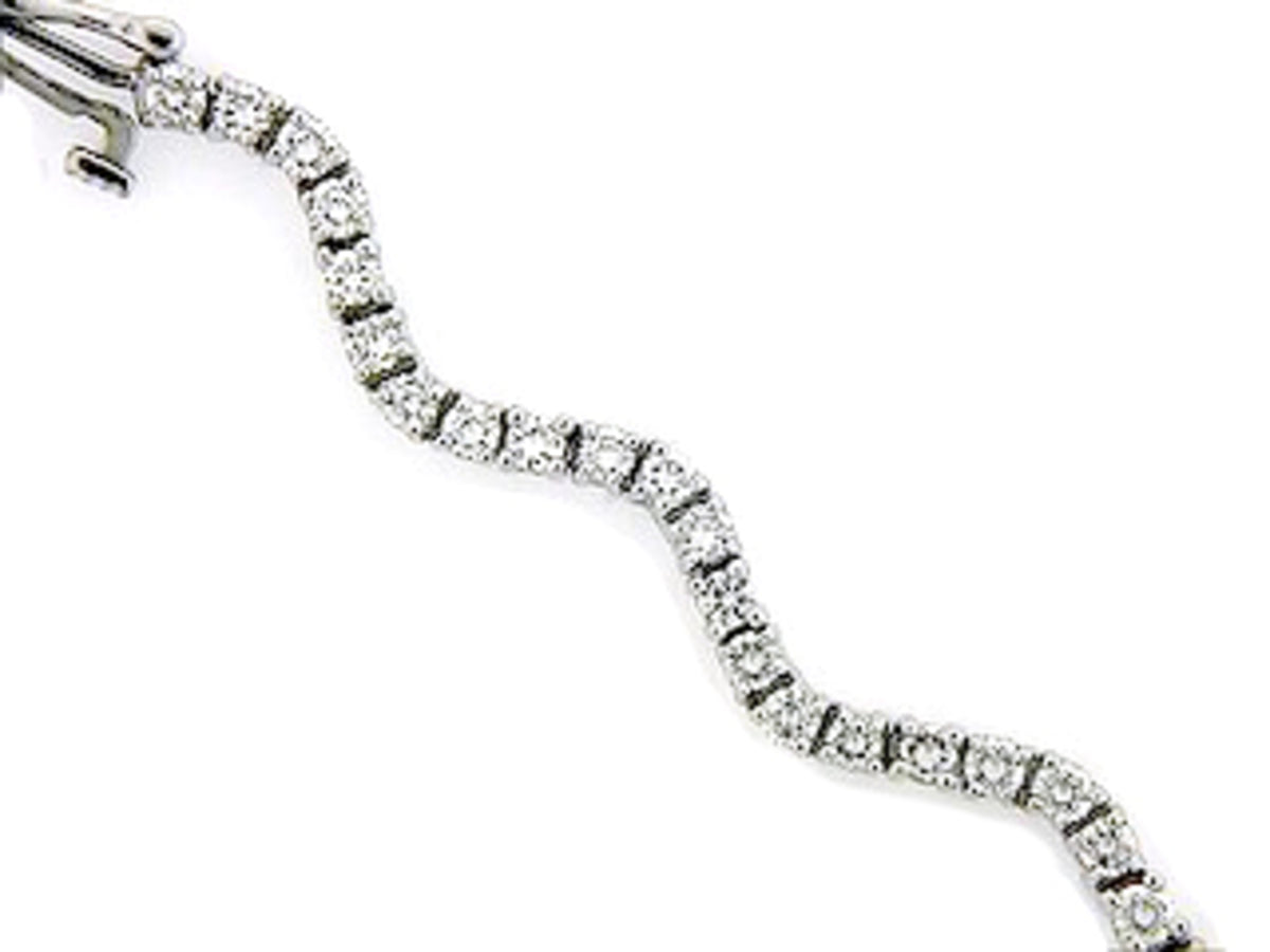 DIAMOND BRACELET, 14KW (N)