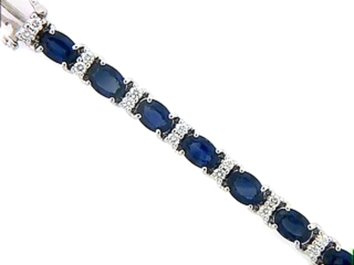 SAPPHIRE & DIAMOND BRACELET