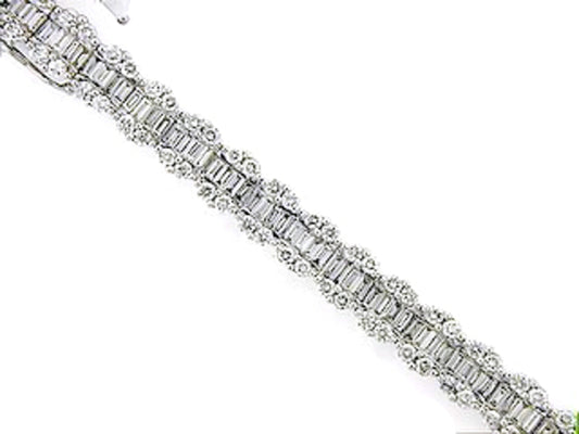 DIAMOND BRACELET, 18KW (N)