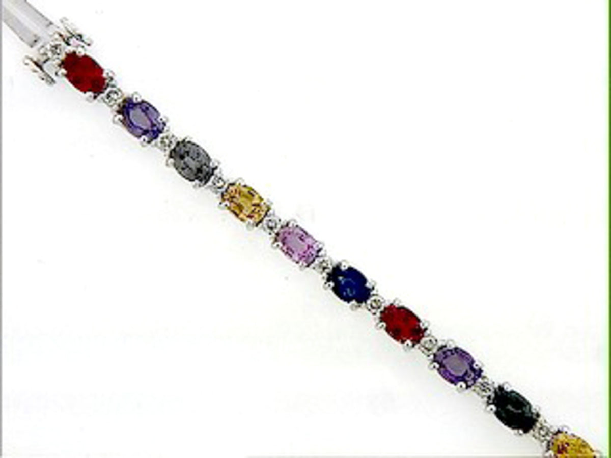 F/C Sapphire Diamond Bracelet