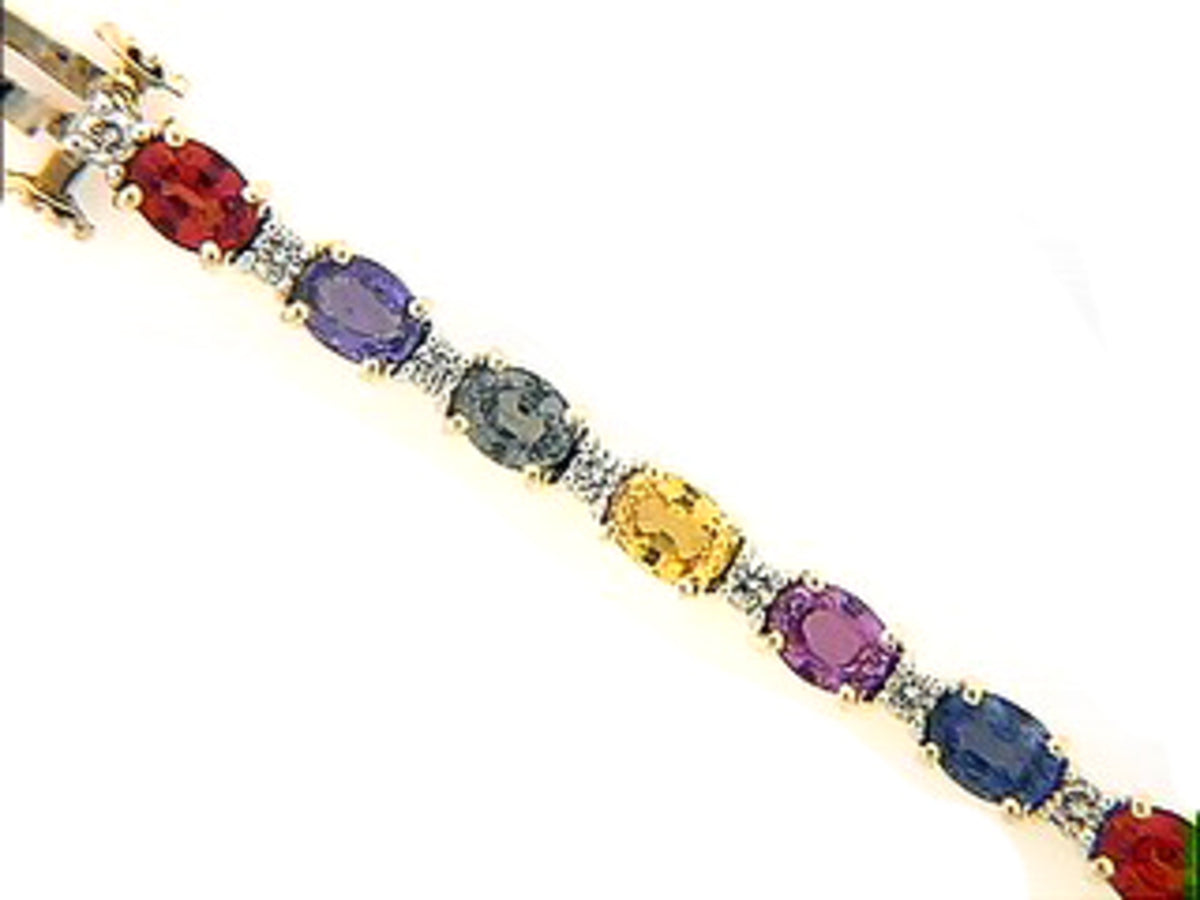 F/C Sapphire Diamond Bracelet