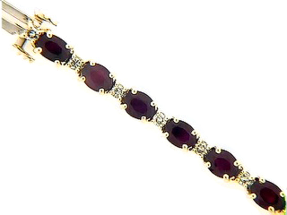 RUBY & DIAMOND BRACELET
