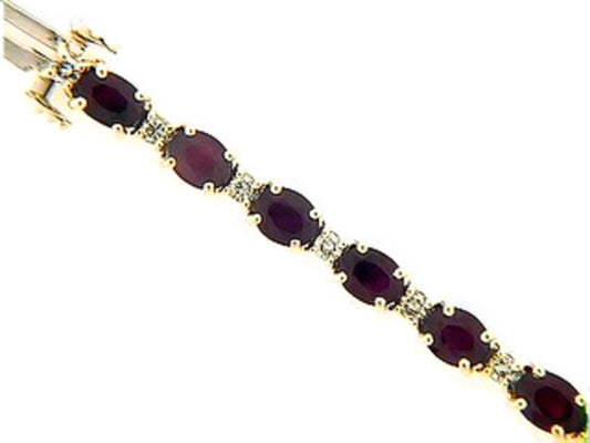 RUBY & DIAMOND BRACELET