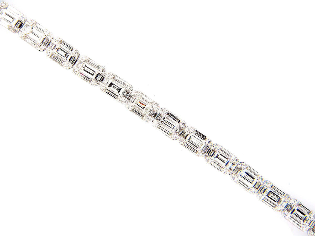 DIAMOND BRACELET, 18KW (N)