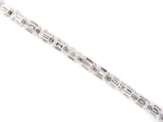 DIAMOND BRACELET, 18KW (N)