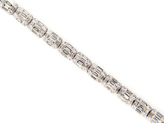 DIAMOND BRACELET, 18KW (N)
