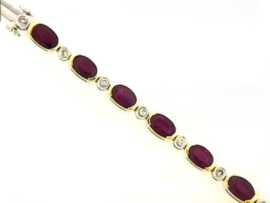 RUBY & DIAMOND BRACELET