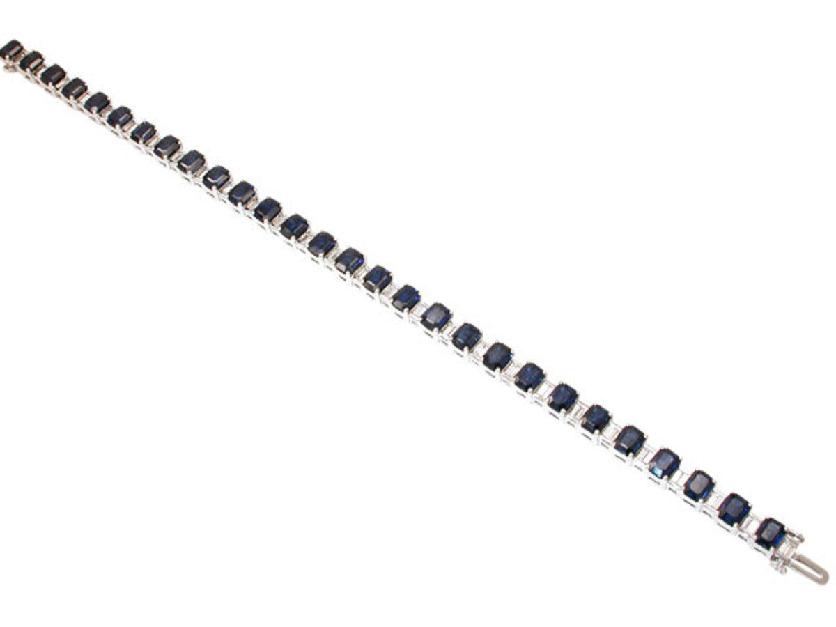 SAPPHIRE  & DIAMOND BRACELET