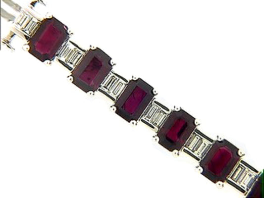 RUBY & DIAMOND BRACELET
