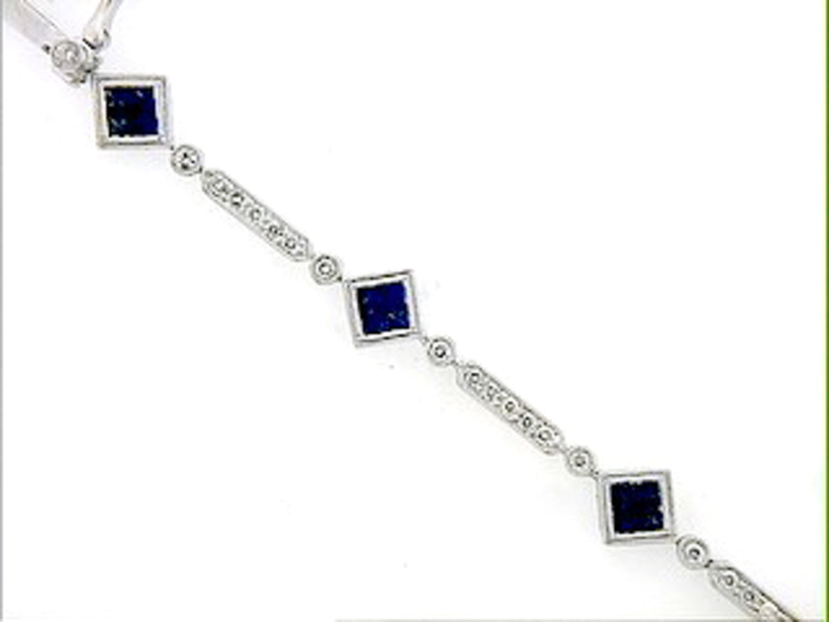 SAPPHIRE & DIAMOND BRACELET