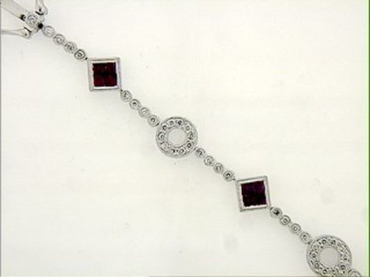 RUBY & DIAMOND BRACELET