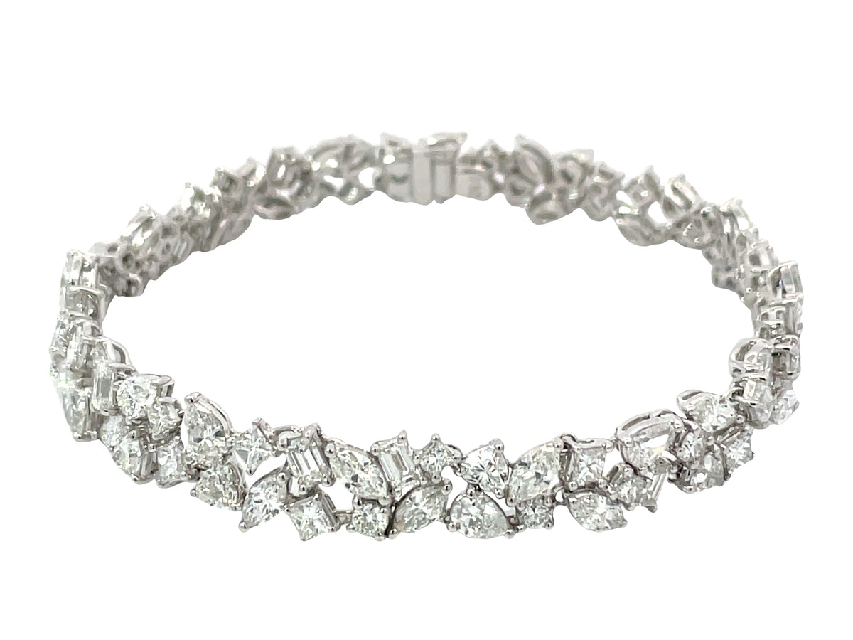 DIAMOND MQ EC PS PC RD HT ASSORTED BRACELET