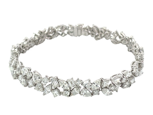DIAMOND MQ EC PS PC RD HT ASSORTED BRACELET
