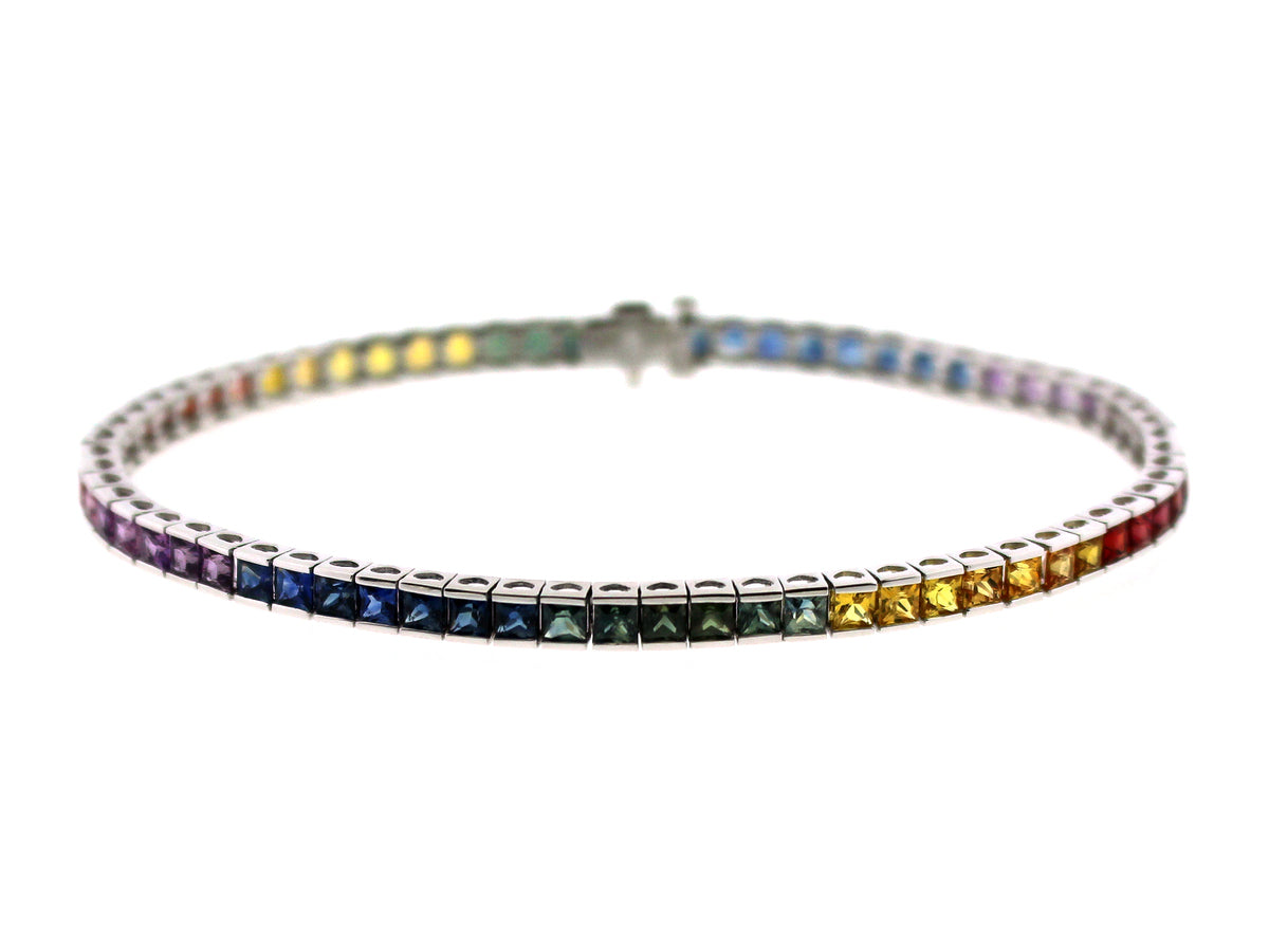 RAINBOW SAPPHIRE BRACELET