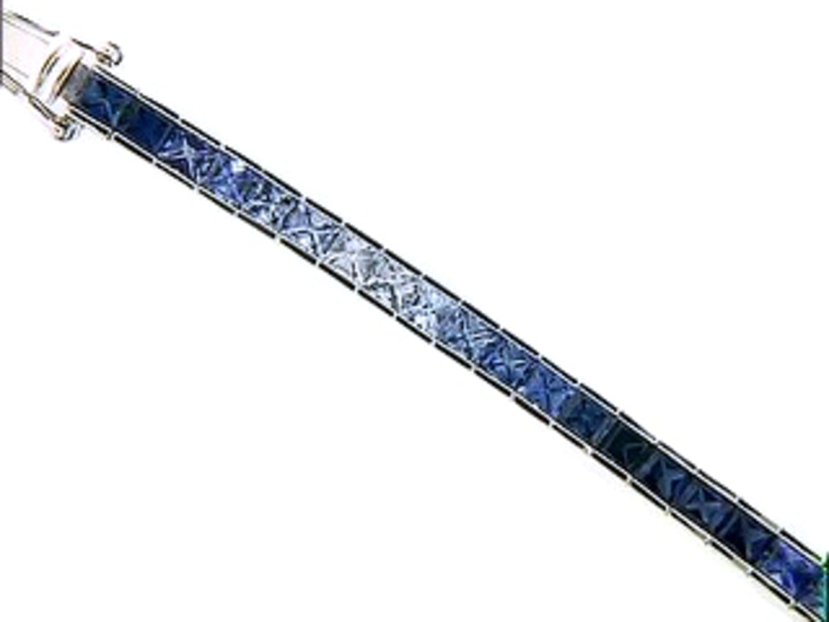 SAPPHIRE BRACELET, 14KW (H)