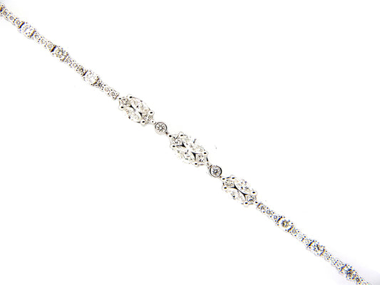 DIAMOND BRACELET, 18KW (N)