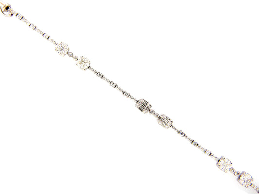 DIAMOND BRACELET, 18KW (N)