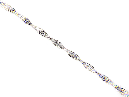 DIAMOND BRACELET, 18KW (N)
