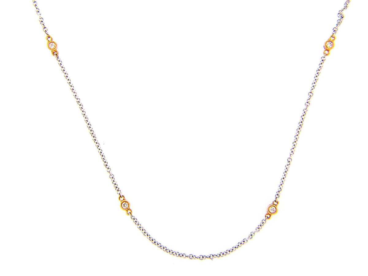 DIAMOND CHAIN, 16", 18KT (N)