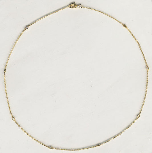 DIAMOND  CHAIN, 16", 18KY (N)