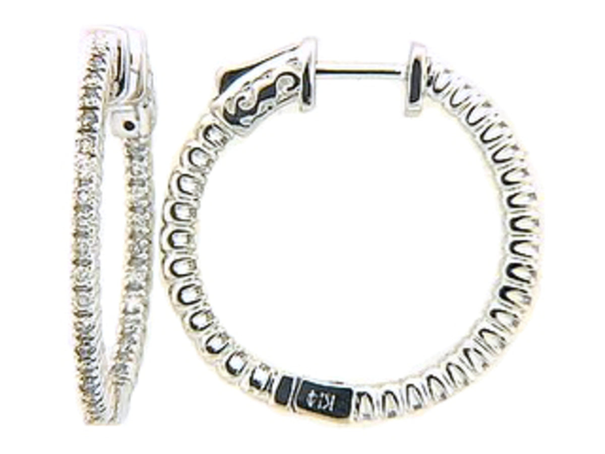 Diamond Earring, 14kw (N), D=0.56