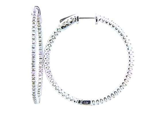 DIAMOND EARRING, 14KW (N), D=1.00