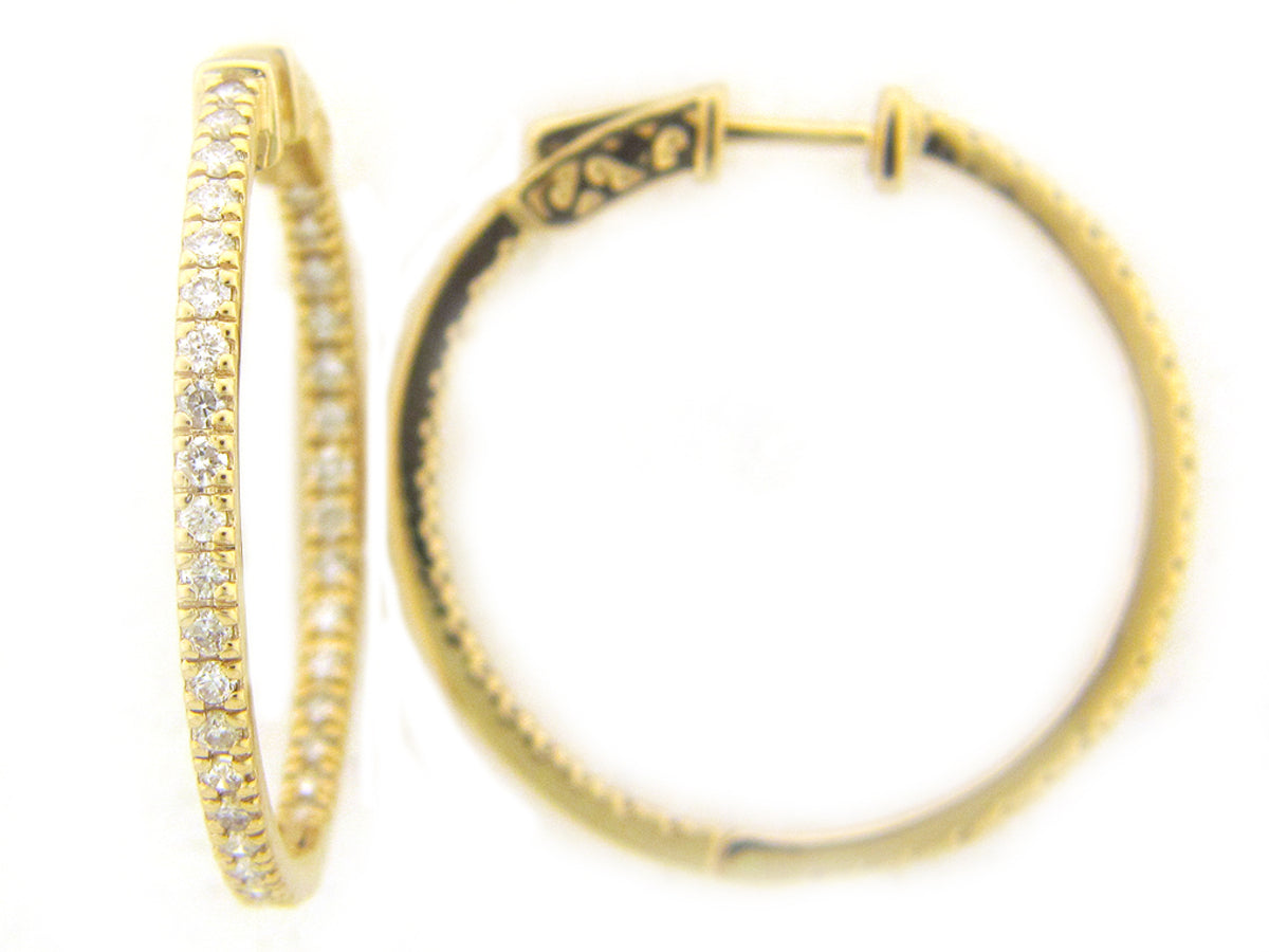 DIAMOND EARRING, 14KY (N), D=1.50