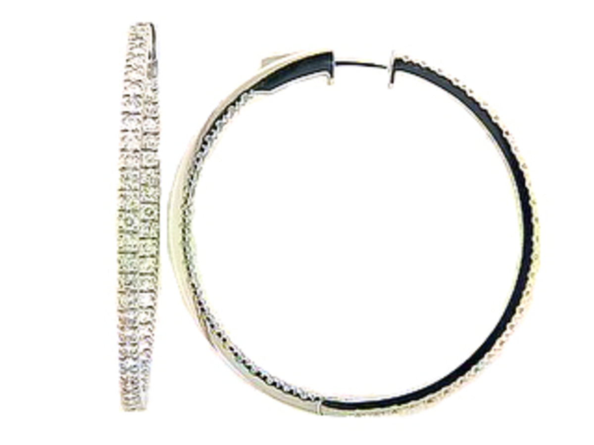 DIAMOND EARRING, 14KW (N), D=2.02