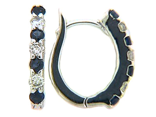 Sapphire Diamond Earring