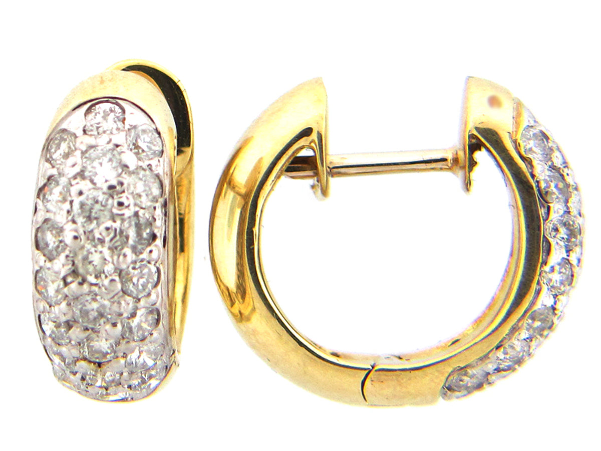 DIAMOND EARRING, 14KY (N)