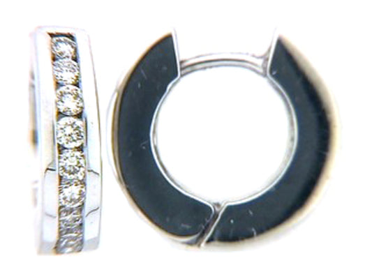 DIAMOND EARRING, 14KW (N)