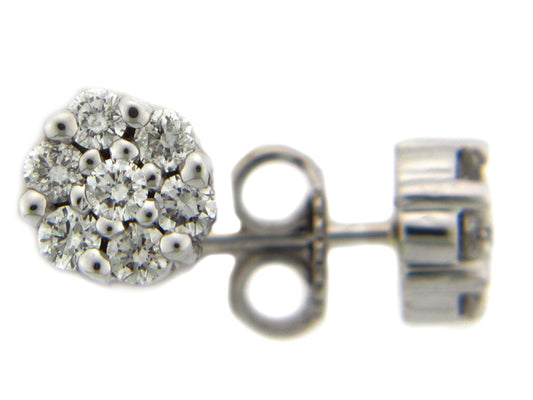 DIAMOND EARRING, 14KW (N)