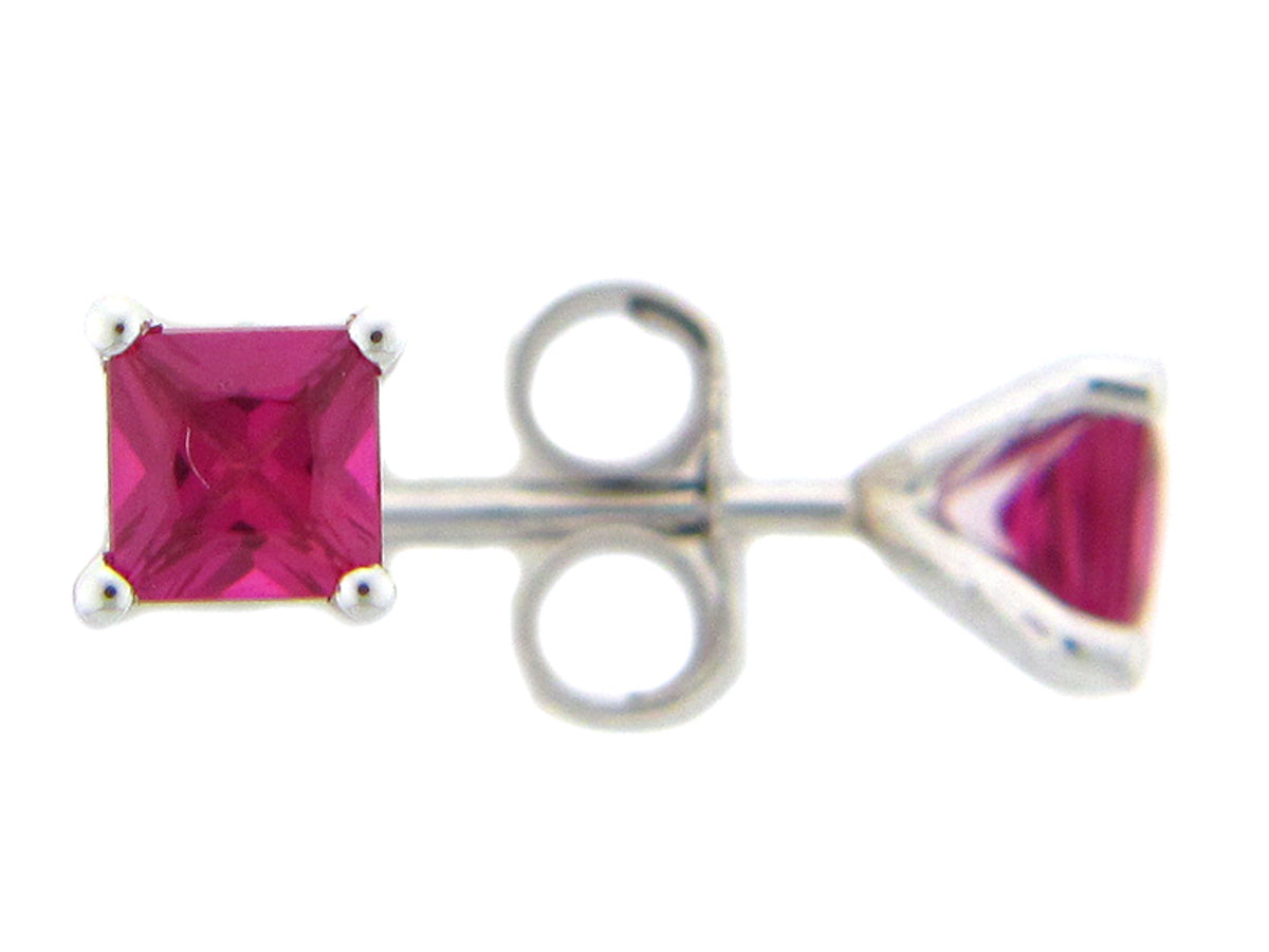 RUBY STUD EARRING