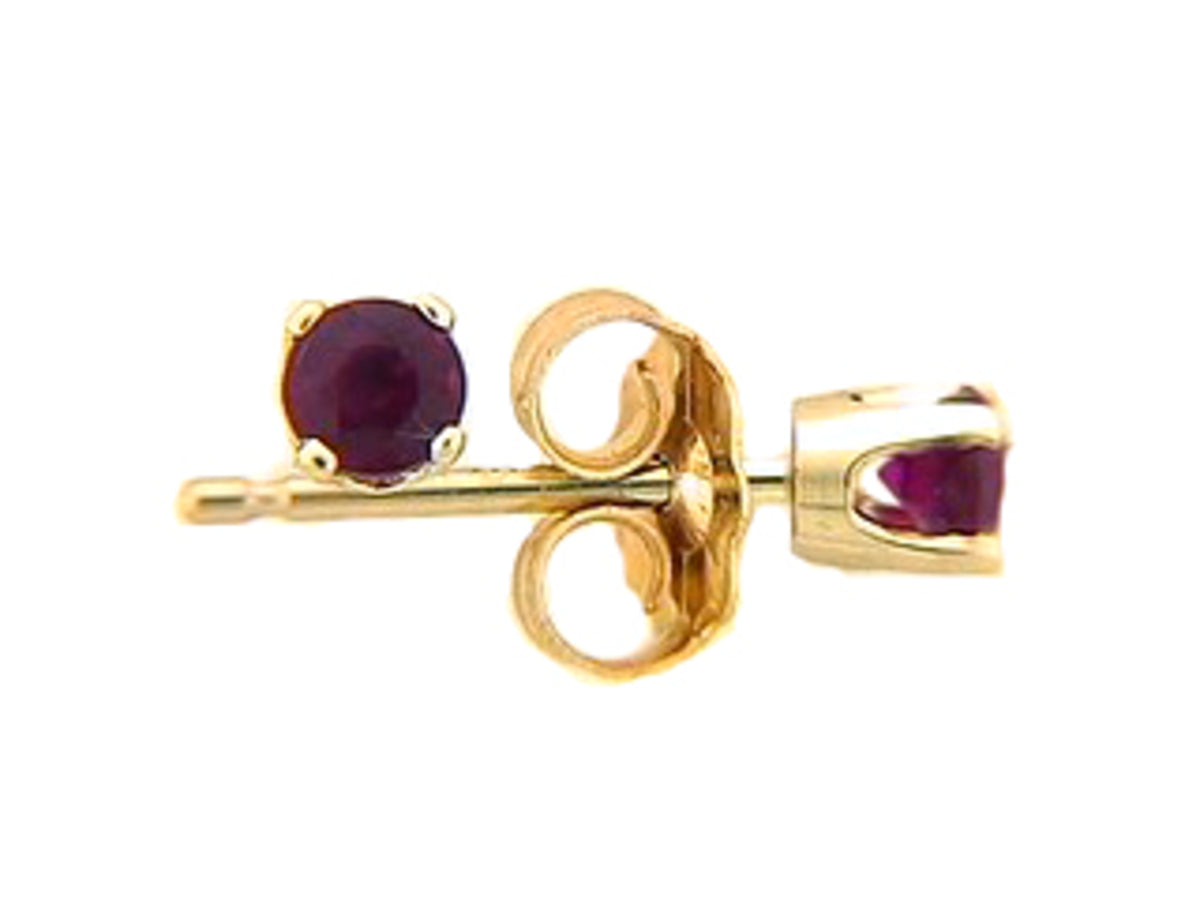 RUBY STUD EARRING
