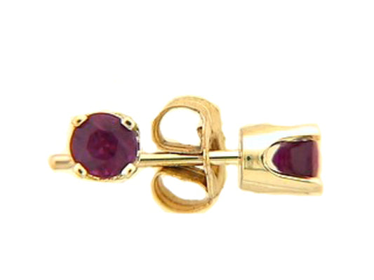 RUBY STUD EARRING
