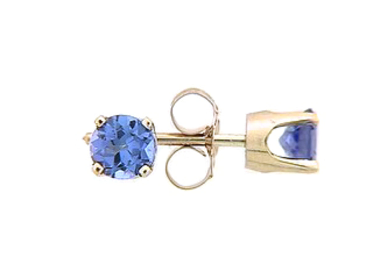 TANZANITE STUD EARRING