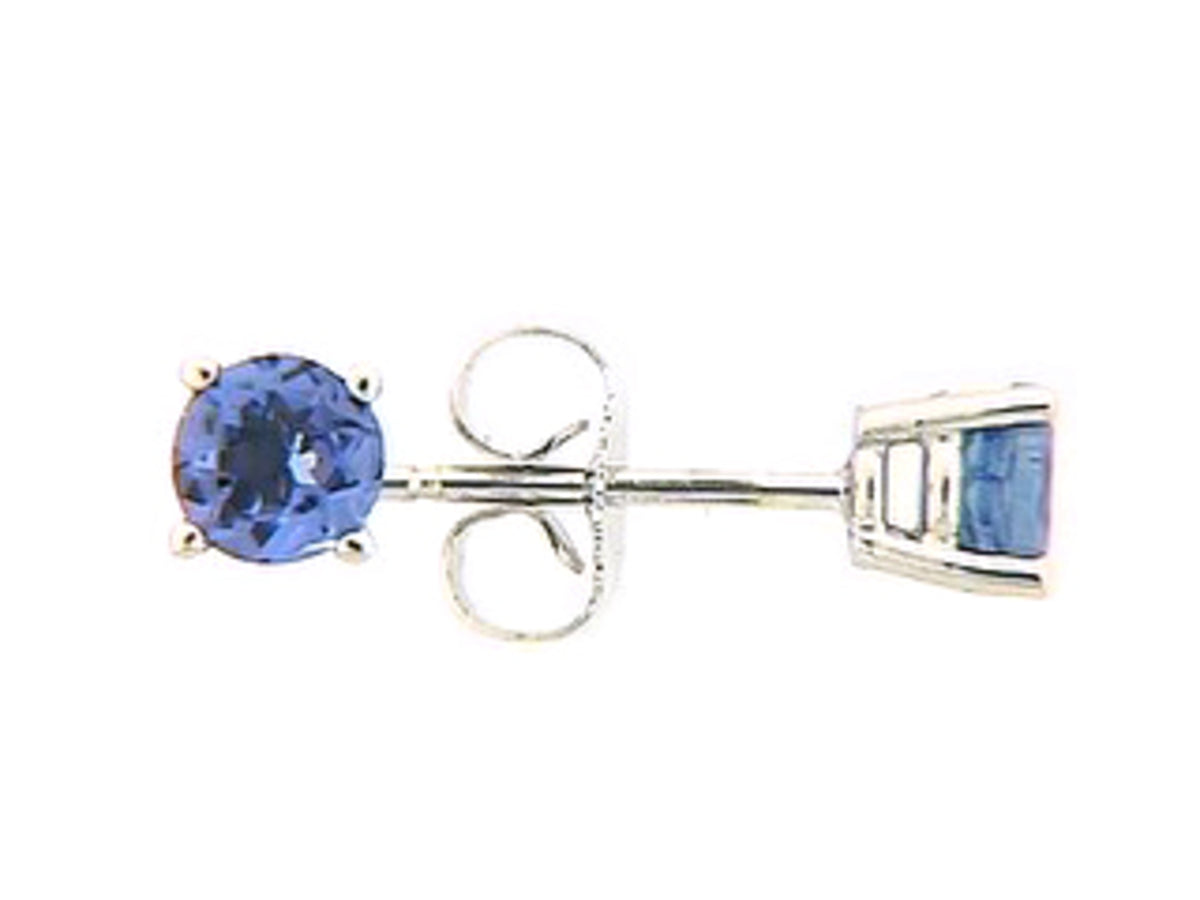 TANZANITE STUD EARRING