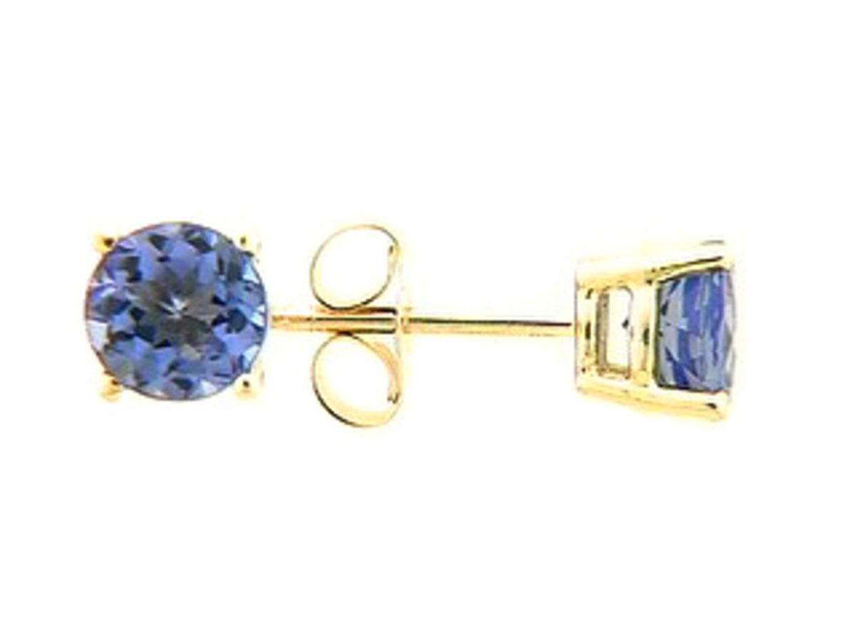 TANZANITE STUD EARRING