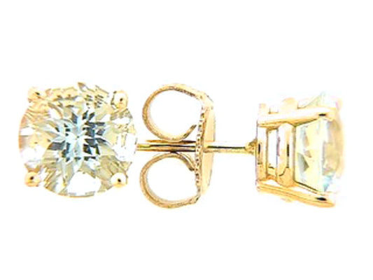 CHB AQUA. STUD EARRING