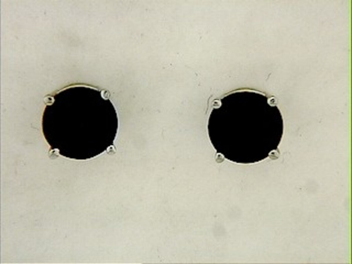 CHB GARNET STUD EARRING