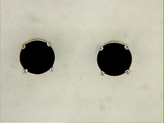 CHB GARNET STUD EARRING